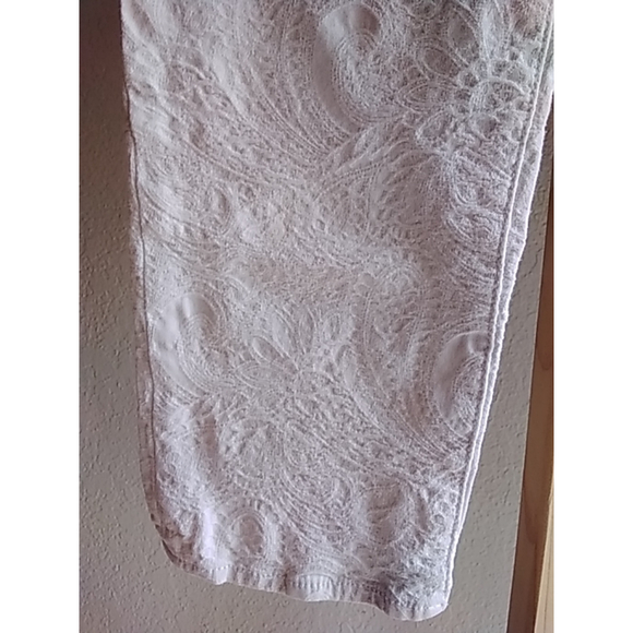 Dear John White Paisley Jeans Size 31 - Picture 3 of 12